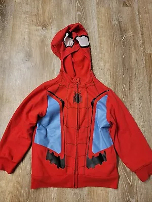 Buy Marvel Boy's Spider-Man Zip-up Hoodie Size XS Far From Home Movie • 9.46£