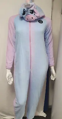 Buy Enchanting Unicorn Style Fleece Two-Piece Pyjama Jump Sleep Suit • 18.97£