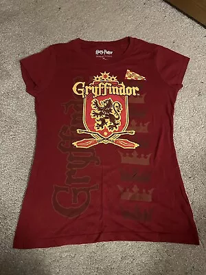 Buy Harry Potter Gryffindor Ladies T-Shirt M Red • 8£