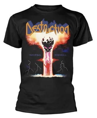 Buy Destruction Infernal Overkill Black T-Shirt OFFICIAL • 17.79£