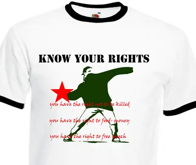 Buy The Clash T Shirt, Know Your Rights, Joe Strummer, Retro Punk, Cotton Shirt • 16.99£