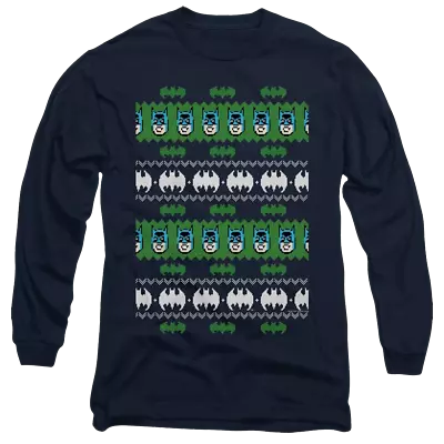 Buy Dc Batman Batman Christmas Sweater - Men's Long Sleeve T-Shirt • 38.74£