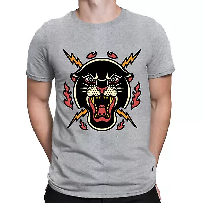 Buy Angry Animal Cool Tattoo Classic Majesty Retro Vintage Mens Womens T-Shirts#BJL2 • 3.99£