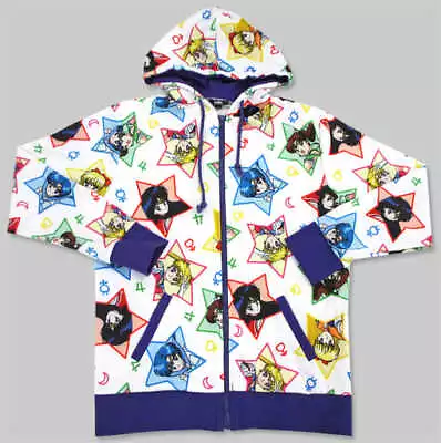 Buy Total Pattern Hoodie Purple Men's M Size Sailor Moon Premium Bandai Limited    • 120.94£