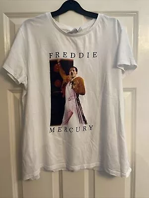 Buy Freddie Mercury T Shirt Official BNWT Queen Rock Tee Size L Merch Rare • 11.95£