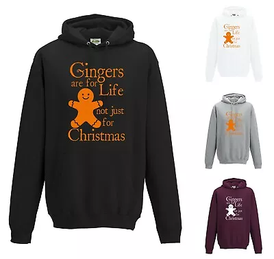 Buy Gingers Are For Life Not Just For Christmas JH001 Hoodie  - Funny Gingerbread • 28.80£