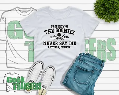 Buy The Goonies - Never Say Die Inspired T-shirt - 80's Themed - Tee - Vintage - UK  • 12.99£