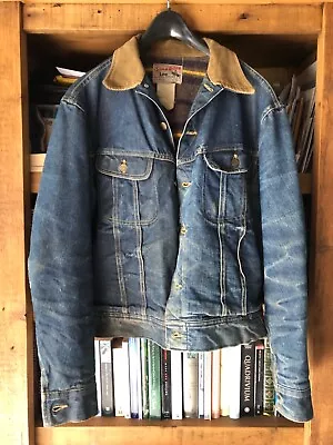 Buy Lee Storm Rider 101lj Wool Lined Vintage Jacket Size 42 • 350£