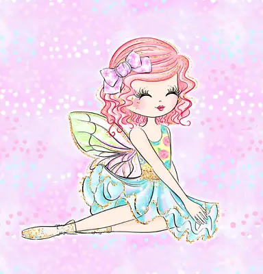 Buy Panel French Terry Summer Sweat Cute Spring Fairy Fairy Elf 40x50cm • 6.84£