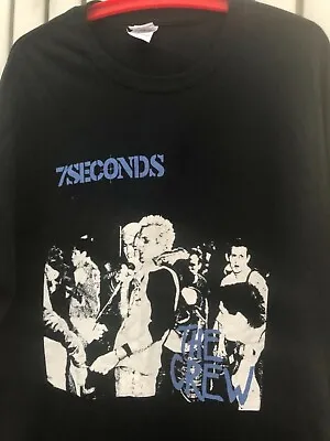 Buy 7Seconds T Shirt Dag Nasty Descendants Husker Du Minor Threat SNFU 7 Seconds XL • 18.99£