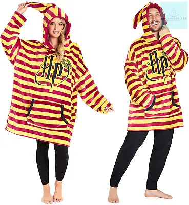 Buy Harry Potter Oversized Blanket Hoodie For Women Men And Teens, Fleece Wearable • 36.70£