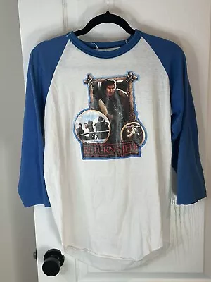 Buy Vintage 1983 Star Wars Return Of The Jedi Hans Solo Raglan Style T Shirt Mens LG • 40.17£