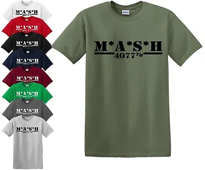 Buy M*A*S*H 4077TH T Shirt MASH TV Series US Army Military Father Day Gift T-shirt • 9.99£