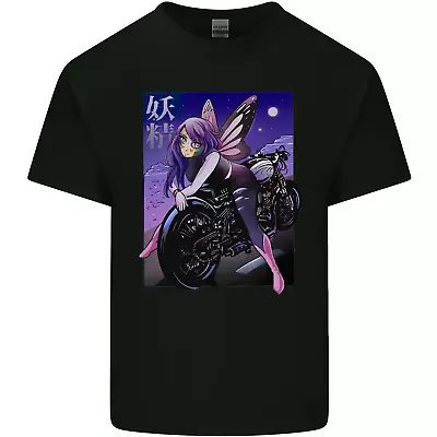 Buy Anime Fairy Biker Japan Motorbike Motorcyle Mens Cotton T-Shirt Tee Top • 9.99£