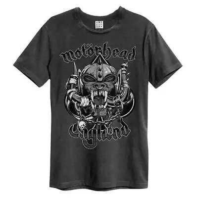 Buy Amplified Motorhead Snaggletooth Mens Charcoal T Shirt Motorhead Classic Tee • 14.21£
