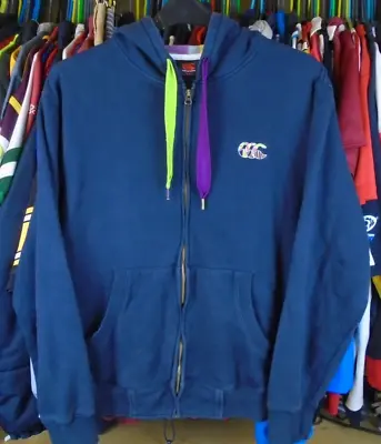 Buy Canterbury Rugby Hooded Tracksuit Jacket Top Large • 14.99£