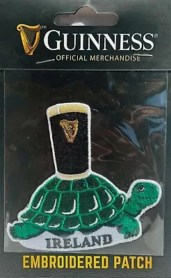 Buy Guinness Tortoise Iron-on / Sew-on Cloth Patch 80mm X 80mm  • 4.99£