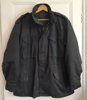 Buy Genuine Mil-Tec M-65 Jacket W/ Liner, Black, Large-Regular 44  • 55£
