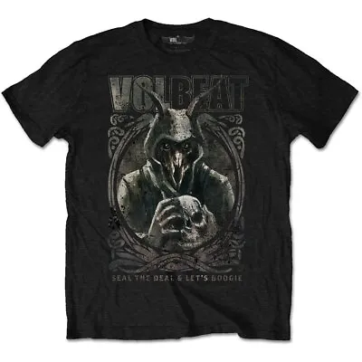 Buy VOLBEAT -  Official Licensed Unisex T- Shirt -  Goat With Skull  - Black  Cotton • 16.99£