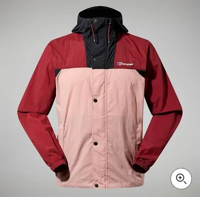 Buy Berghaus Urb Windbreaker Mens Jacket Pink/red Size L Rrp£100 Neww Tags. 5 • 39.99£