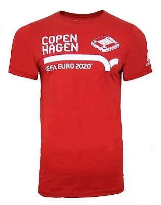 Buy Denmark Football T Shirt Mens S M L XL Copenhagen Euro 2020 Top • 4.99£