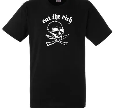 Buy Eat The Rich Worn By Dee Dee Ramones T-shirt Anti-Capitalist Communism Socialism • 12.99£