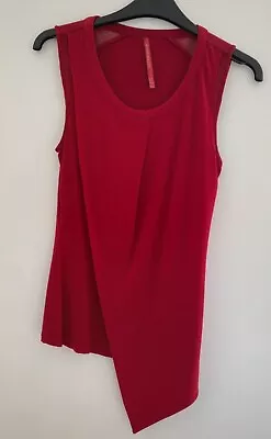 Buy Karen Millen Red Sleeveless Top Size 8 • 11.99£