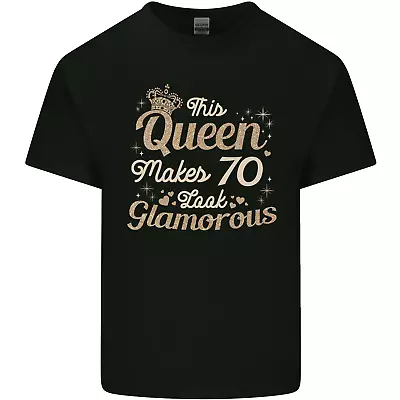Buy 70th Birthday Queen Seventy Years Old 70 Mens Cotton T-Shirt Tee Top • 8.75£