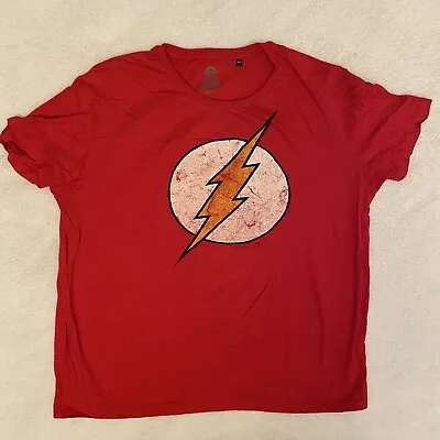 Buy The Flash Logo T-Shirt Size XXL 2010 Official WB DC Comics Originals Emblem JLA • 10£