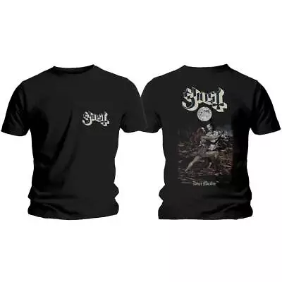 Buy Ghost Unisex T-Shirt: Dance Macabre Cover & Logo (Back Print) OFFICIAL NEW  • 21.20£