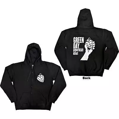 Buy Green Day Unisex Zipped Hoodie: American Idiot The Musical (Back Print) OFFICIAL • 46.20£
