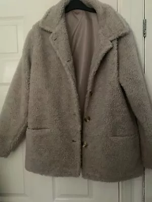 Buy Damart Beige Ladies Teddy Bear Coat • 2£