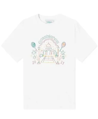 Buy Current GENUINE Casablanca Rainbow Crayon Temple Screen Printed T-Shirt S-XL • 130£