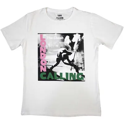 Buy The Clash - London Calling - Ladies Junior White T-shirt • 23.67£