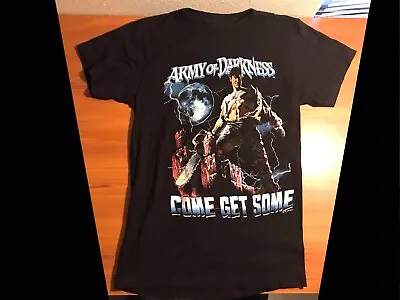 Buy Army Of Darkness - Come Get Some Black T-shirt Size Large Kids Youth • 9.47£