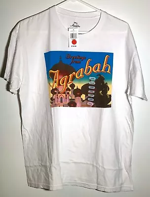 Buy NEW NWT Disney Aladdin Greetings From Agrabah White T-Shirt Size Large L • 4.74£