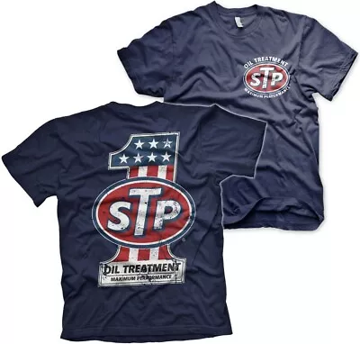 Buy STP American No. 1 T-Shirt Navy • 17.03£