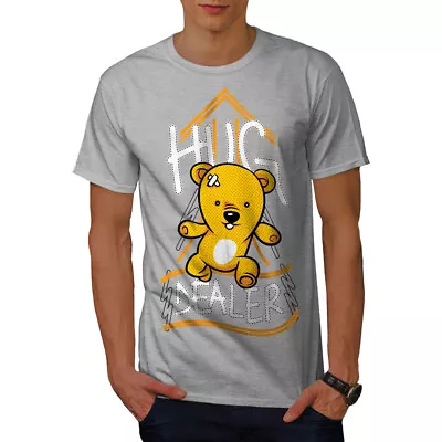 Buy Wellcoda Hug Dealer Bear Funny Mens T-shirt,  Graphic Design Printed Tee • 15.99£