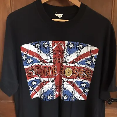 Buy Stone Roses T-Shirt Mens Size XL Extra-Large Black Vintage Waterfall Ian Brown • 129.99£