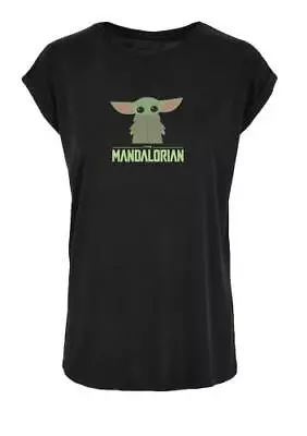 Buy Star Wars The Child Mandalorian Black Boyfriend T-Shirt By Recovered • 19.99£