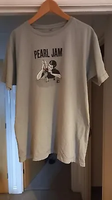 Buy Pearl Jam 2012 UK Tour T Shirt Mens XL Rare, Grey-Blue Official Merch • 12.99£
