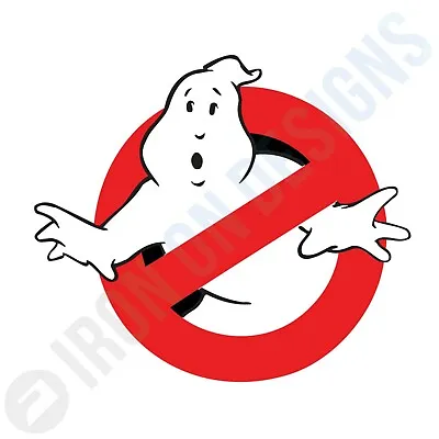 Buy Ghostbusters Logo - Iron On Tshirt Transfers - A6 A5 A4 • 4.47£