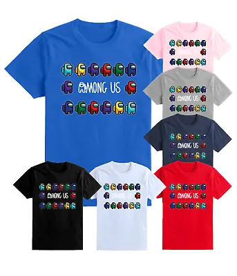 Buy Among Us Kids T Shirt Tee Top Boys Girls Unisex Gaming Gamer Gift • 7.95£
