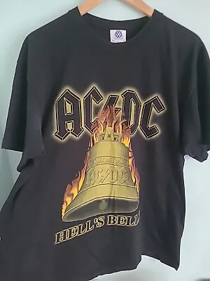 Buy Vintage 2001 AC/DC Hell's Bells T Shirt Size XL • 22£