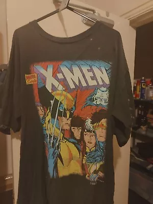Buy Vintage X-Men 1993 XL T-Shirt Comics Marvel Rogue Cyclops Gambit Beast Wolverine • 120£