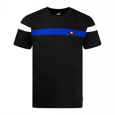 Buy ELLESSE CASERIO Mens Short Sleeve T Shirts Casual Ribbed Crew Neck Cotton Tee • 13.99£