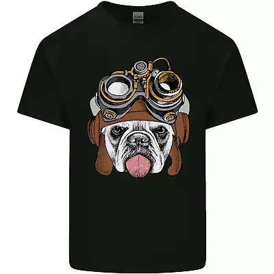 Buy Steampunk Bulldog Mens Cotton T-Shirt Tee Top • 8.75£