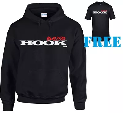 Buy Hook -send Hook Aew Njpw Bullet Club Wrestler Hoodie Hood+free Tee • 26.99£