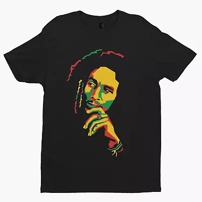 Buy Bob Marley Reggae T-Shirt - Retro Music Cool Reggae 80s Jamaica • 11.99£