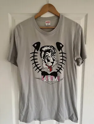 Buy RARE Supreme 2003 Stray Cats T-Shirt - Grey - Medium • 100£